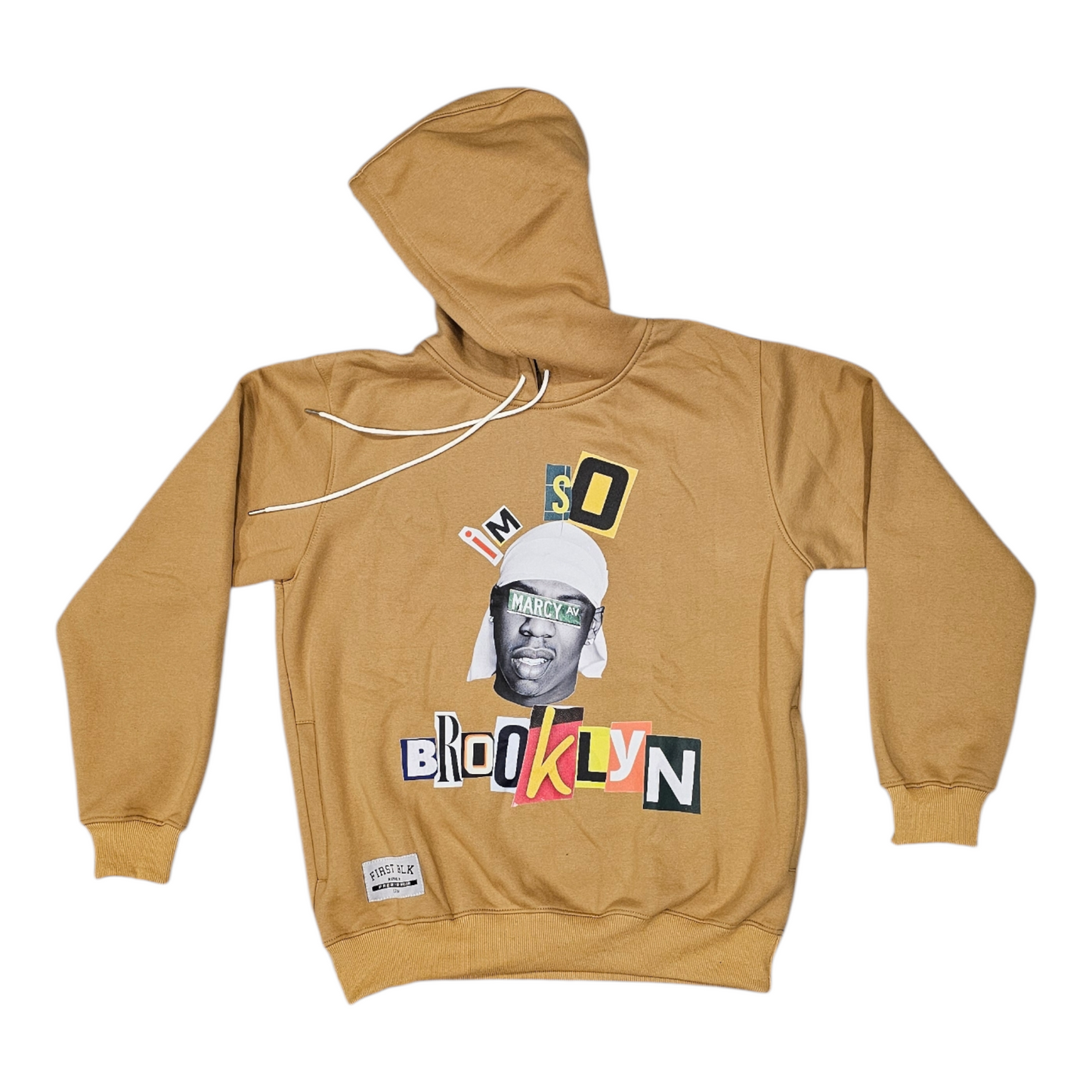 IM SO BRO0KLYN HOODIE ( OLIVE BROWN )