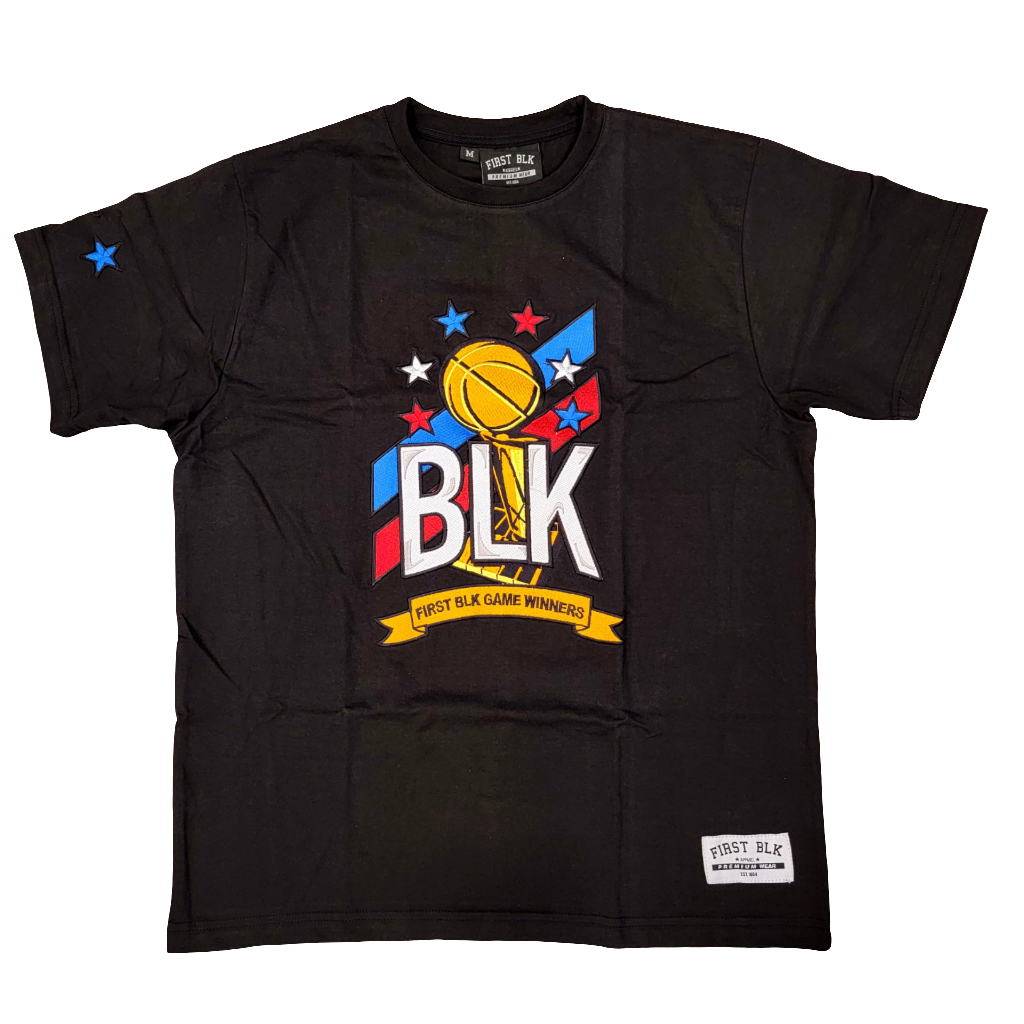 FIRST BLK CHAMPS T-SHIRT ( BLACK )