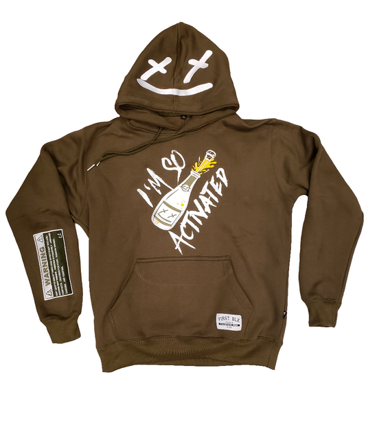 ACTIVATED HOODIE ( OLIVE GREEN )