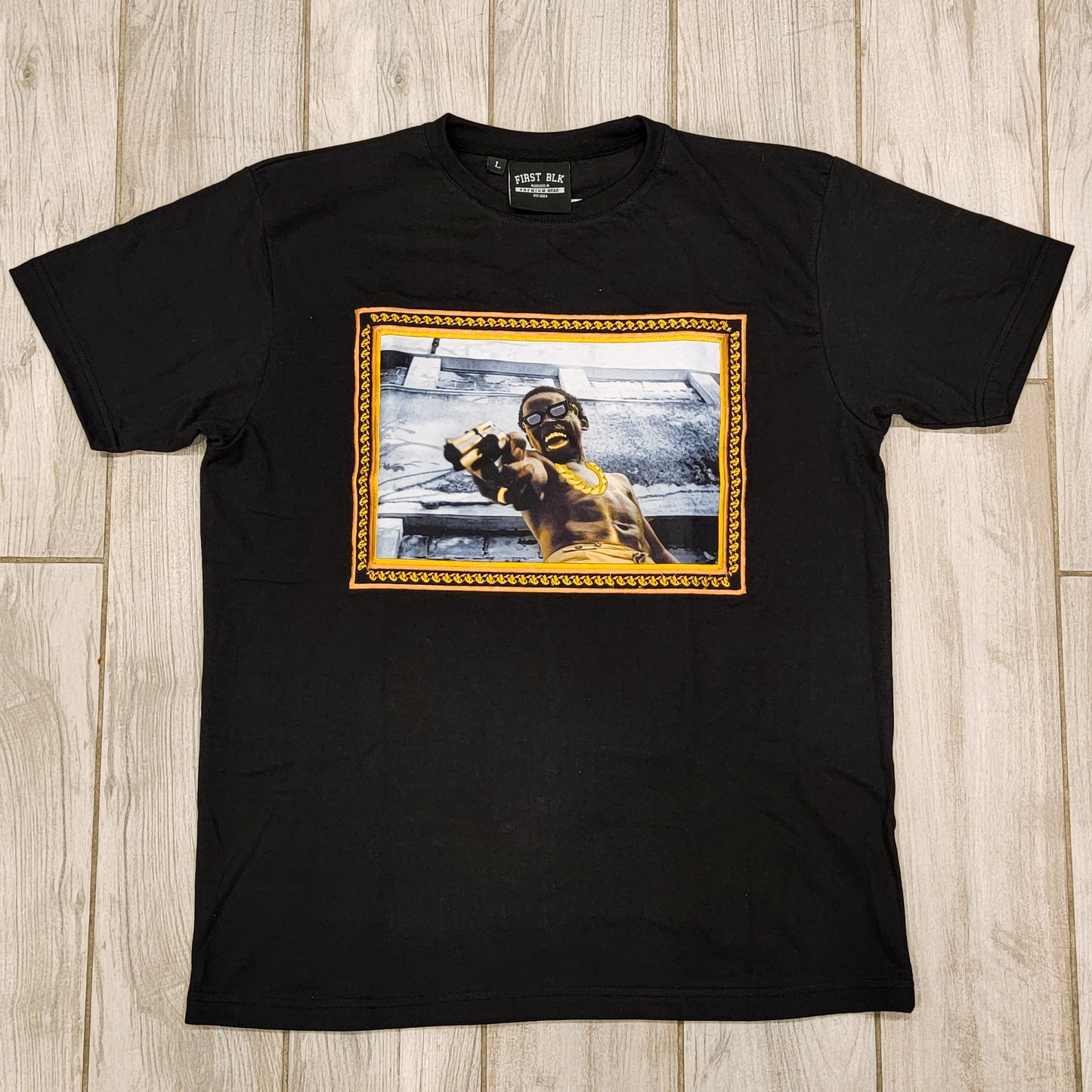 NEW YORK CITY OF GOD T-SHIRT ( BLACK )