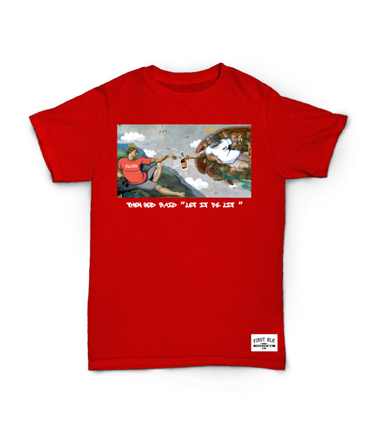 FALSE WORSHIP T-SHIRT ( RED )