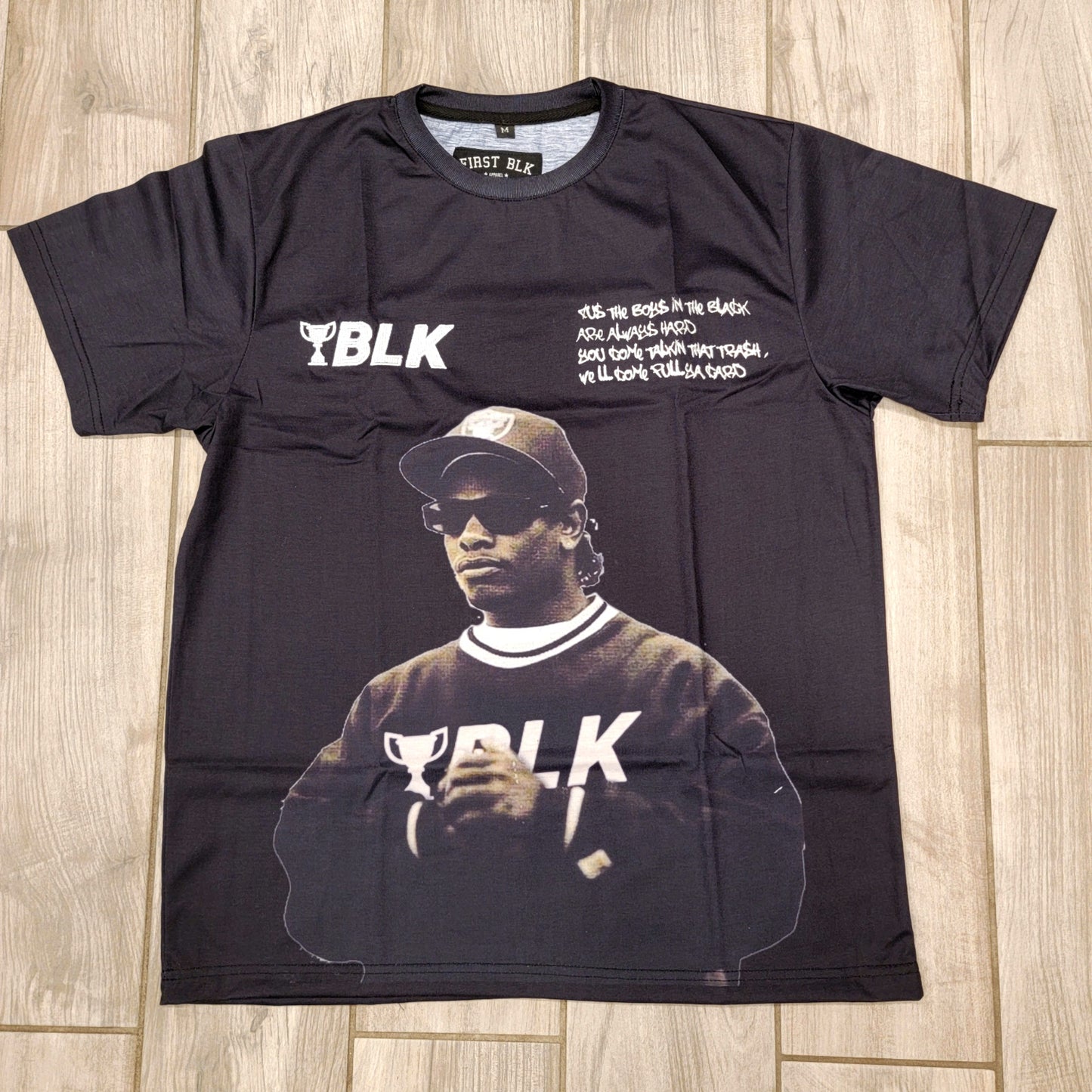 STAY EAZY T-SHIRT ( BLACK )