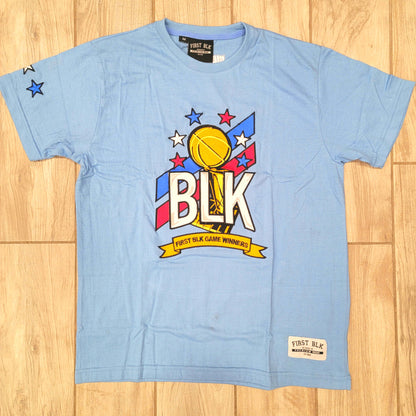 FIRST BLK CHAMPS T-SHIRT ( BLUE )