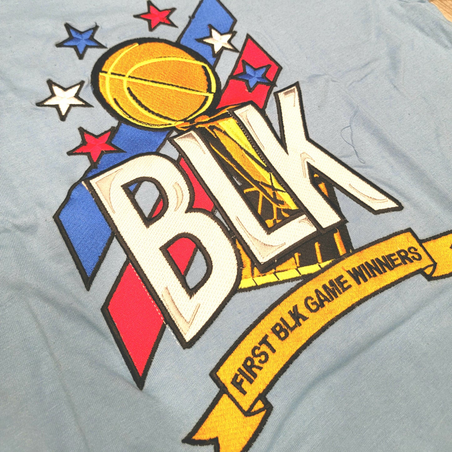 FIRST BLK CHAMPS T-SHIRT ( BLUE )